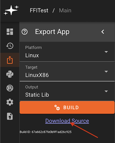 Export App